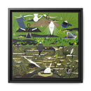 Charley Harper Florida Everglades Wall Art – Mid-Century Modern Geometric Bird Canvas with Minimal Wildlife Accents-8