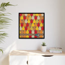 Octoberama Charley Harper Framed Giclee Print Stretched On Canvas-46
