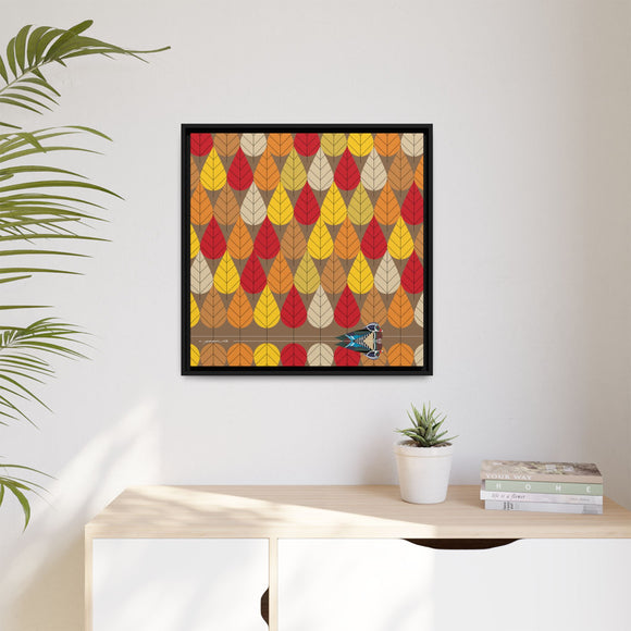 Octoberama Charley Harper Framed Giclee Print Stretched On Canvas