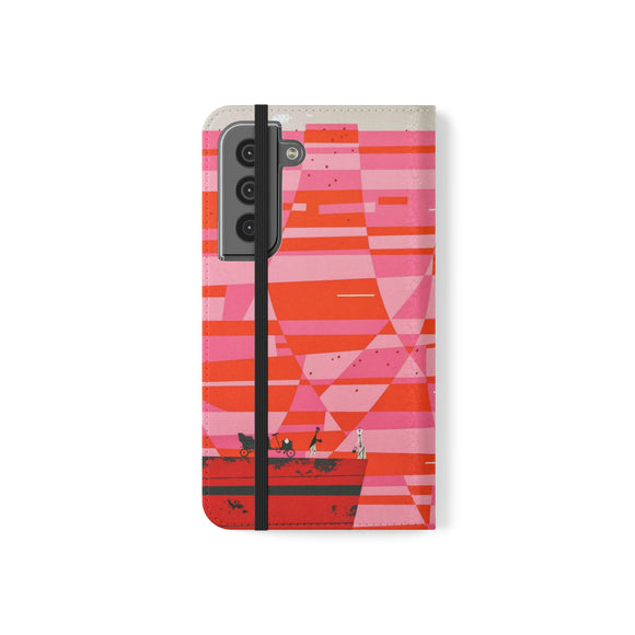 Charley Harper Grand Canyon Flip Folio Phone Case Travel Series
