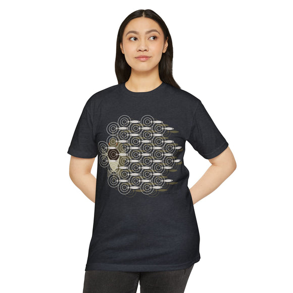 Charley Harper Skipping School Unisex CVC Jersey T-shirt