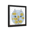 Fishful Thinking Edie Harper Framed Giclee Print on Stretched Canvas-71