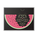 Watermelon Moon Charley Harper Framed Giclee Print on Matte Canvas-10