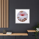 B-r-r-r-r-rdbath Charley Harper Framed Giclee Print on Stretched Canvas-57
