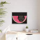 Watermelon Moon Charley Harper Framed Giclee Print on Matte Canvas-33