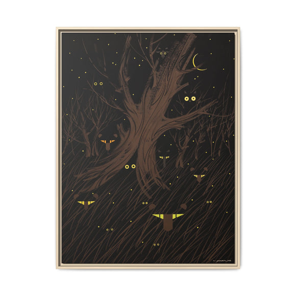 Creatures Wild and Tame Charley Harper Framed Giclee Print Stretched On Canvas