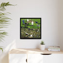 Charley Harper Florida Everglades Wall Art – Mid-Century Modern Geometric Bird Canvas with Minimal Wildlife Accents-72
