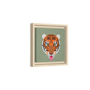 Cool Carnivore Charley Harper Giclee Framed Stretched On Canvas Print-147