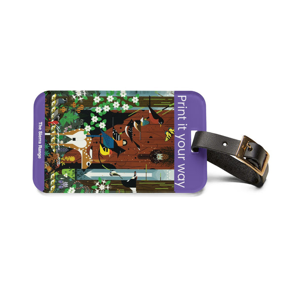 Charley Harper Sierra Range National Park Luggage Tag (1990)