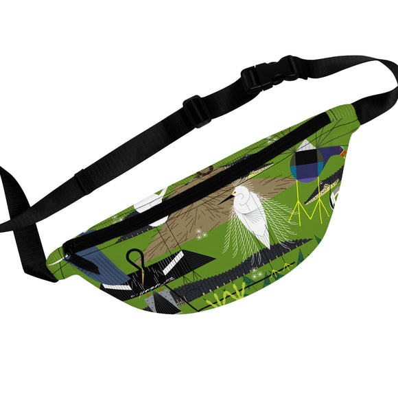 Charley Harper Florida Everglades From Above Fanny Pack