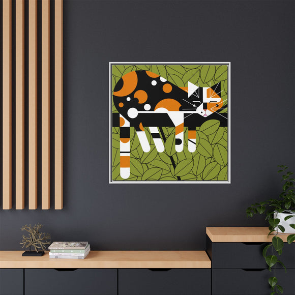 Charley Harper Limp On A Limb Framed Giclee Print Stretched On Canvas Art