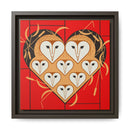 Vowlentine Charley Harper Framed Giclee Print on Stretched Canvas-9