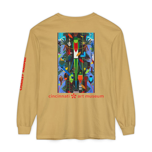 CAM Unisex Garment-dyed Long Sleeve T-Shirt