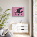 Eastern Kingbird Charley Harper Giclee on Matte Stretched Canvas-61