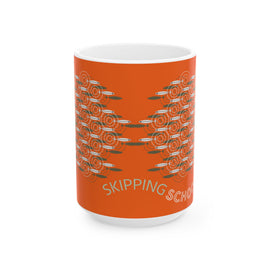 Charley Harper Skipping School Midcentury Modern Accent Mug 15 oz