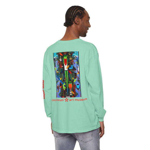 CAM Unisex Garment-dyed Long Sleeve T-Shirt