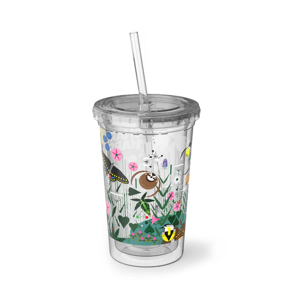 Charley Harper Wild Summer 24HR Cold and 12HR Hot Double Insulated BPA-Free Acrylic Cup