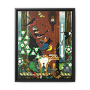 Charley Harper Sierra Range—National Park Service Commission 1990 Framed Giclee Wrapped Canvas Wall Art-1