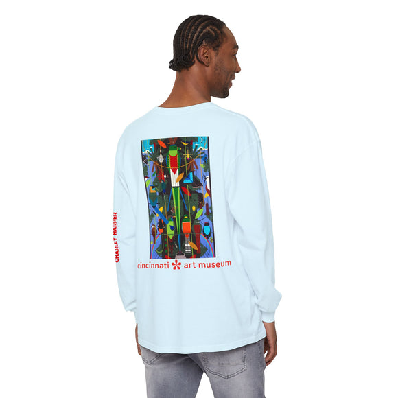 CAM Unisex Garment-dyed Long Sleeve T-Shirt