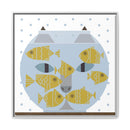 Fishful Thinking Edie Harper Framed Giclee Print on Stretched Canvas-8
