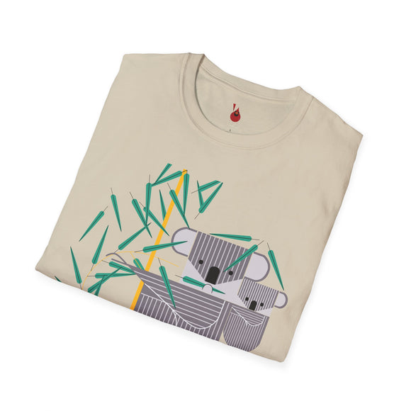 Charley Harper Koal Koala Unisex Softstyle T-Shirt