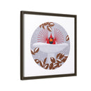 B-r-r-r-r-rdbath Charley Harper Framed Giclee Print on Stretched Canvas-79