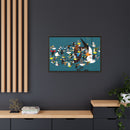 Charley Harper Mystery Of The Missing Migrants Framed Giclee On Canvas Wall  Art-38