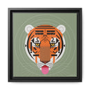 Cool Carnivore Charley Harper Giclee Framed Stretched On Canvas Print-16