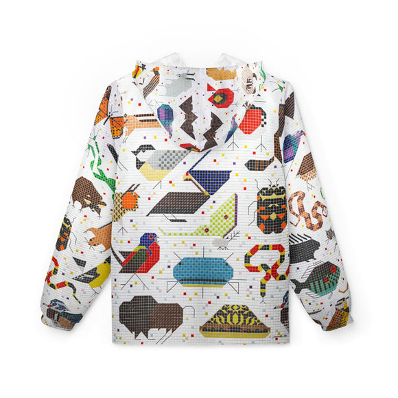 Charley Harper Space For All Species V1 Windbreaker