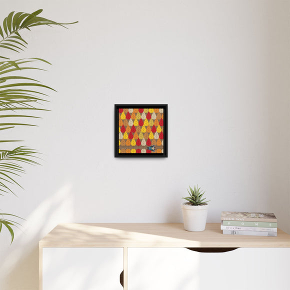 Octoberama Charley Harper Framed Giclee Print Stretched On Canvas