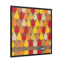 Octoberama Charley Harper Framed Giclee Print Stretched On Canvas-48
