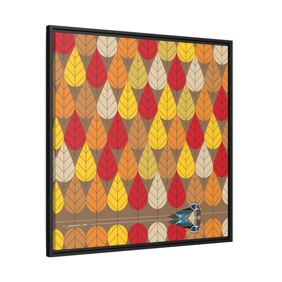 Octoberama Charley Harper Framed Giclee Print Stretched On Canvas