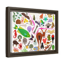 Charley Harper Florida Keys Framed Giclee On Canvas Wall Art-37