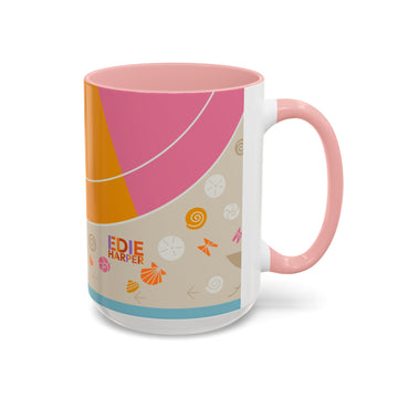 Sand Peeper Edie Harper Accent Coffee Mug  15oz - 0