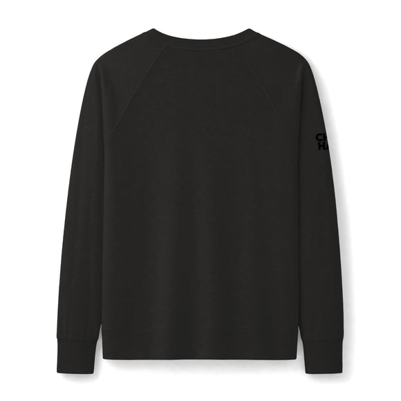 CAM SIERRA Women's Featherweight French Terry Long Sleeve Crewneck