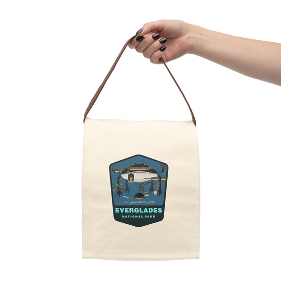 Everglades Canvas Lunch Bag With Strap