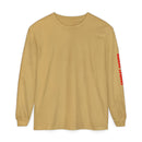 CAM Unisex Garment-dyed Long Sleeve T-Shirt-4