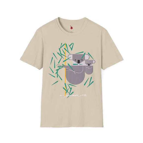 Charley Harper Koal Koala Unisex Softstyle T-Shirt