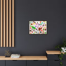 Charley Harper Florida Keys Framed Giclee On Canvas Wall Art-51