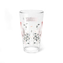 Cardinal Close Up Charley Harper Pint Glass, 16oz-3