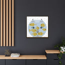 Fishful Thinking Edie Harper Framed Giclee Print on Stretched Canvas-115