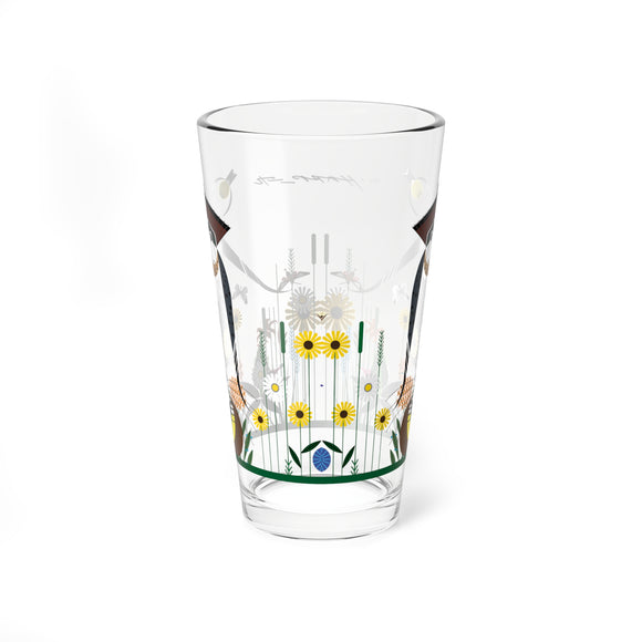 Wild Summer IIII Charley Harper Pint Glass, 16oz