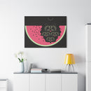 Watermelon Moon Charley Harper Unframed Giclee on Matte Stretched Canvas-36