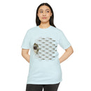 Charley Harper Skipping School Unisex CVC Jersey T-shirt-42