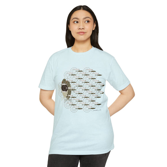 Charley Harper Skipping School Unisex CVC Jersey T-shirt