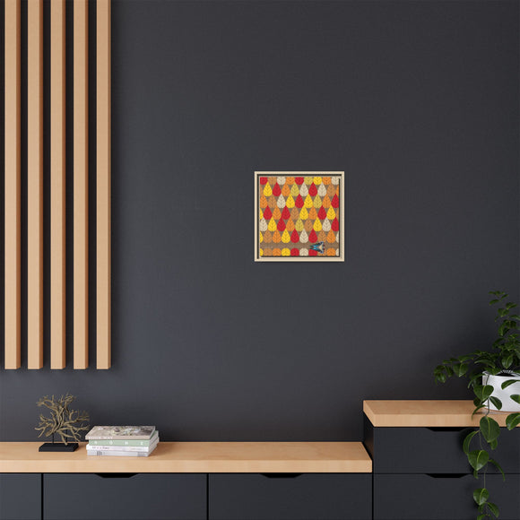 Octoberama Charley Harper Framed Giclee Print Stretched On Canvas
