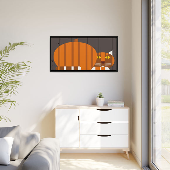 Peepkin Edie Harper Framed Giclee Print Stretched On Canvas