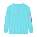 CAM Unisex Garment-dyed Long Sleeve T-Shirt-8