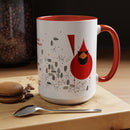 CAM BRANDED CARDINAL Accent Coffee Mug 15oz-11
