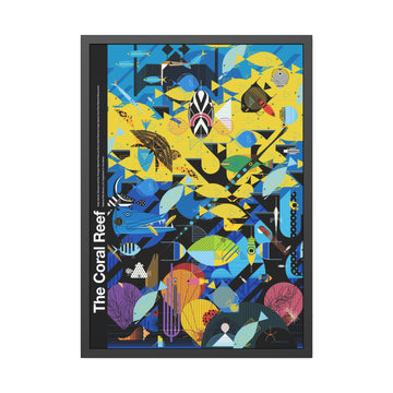 The Coral Reef Charley Harper for the NPS Pinewood Frame